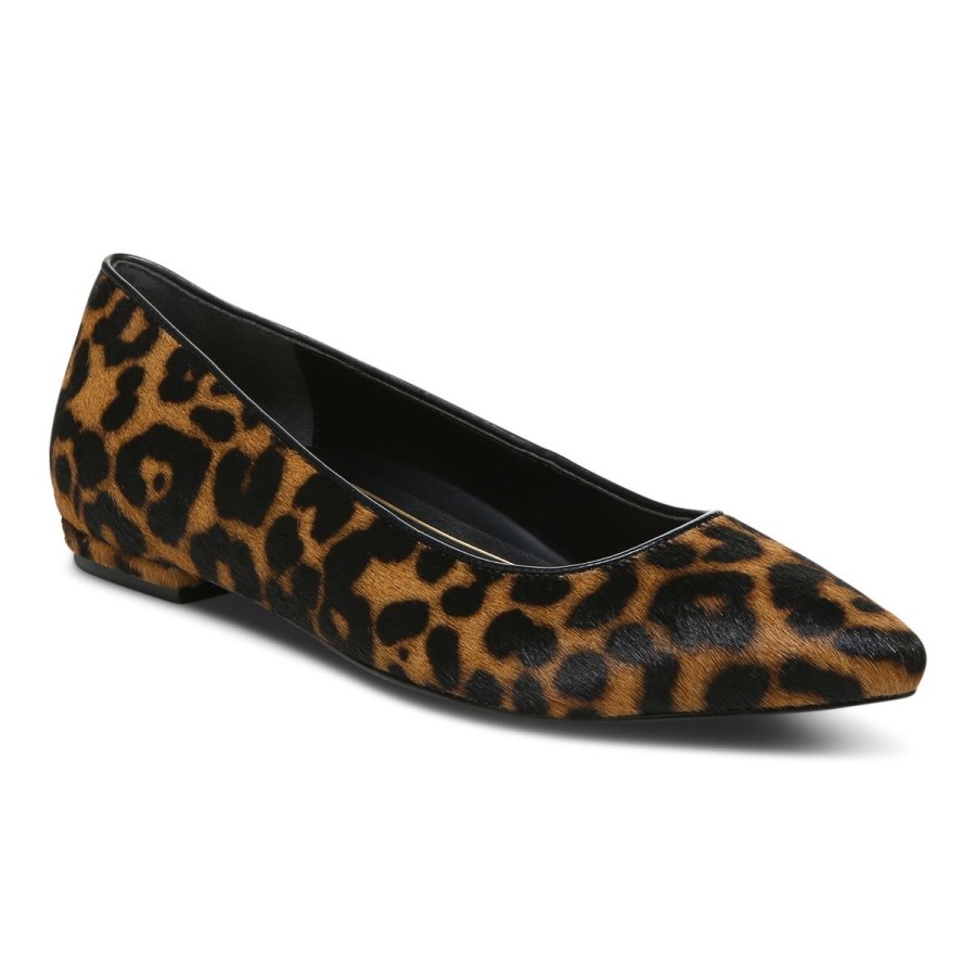 Vionic Tan Leopardo Lena Ballet Flat