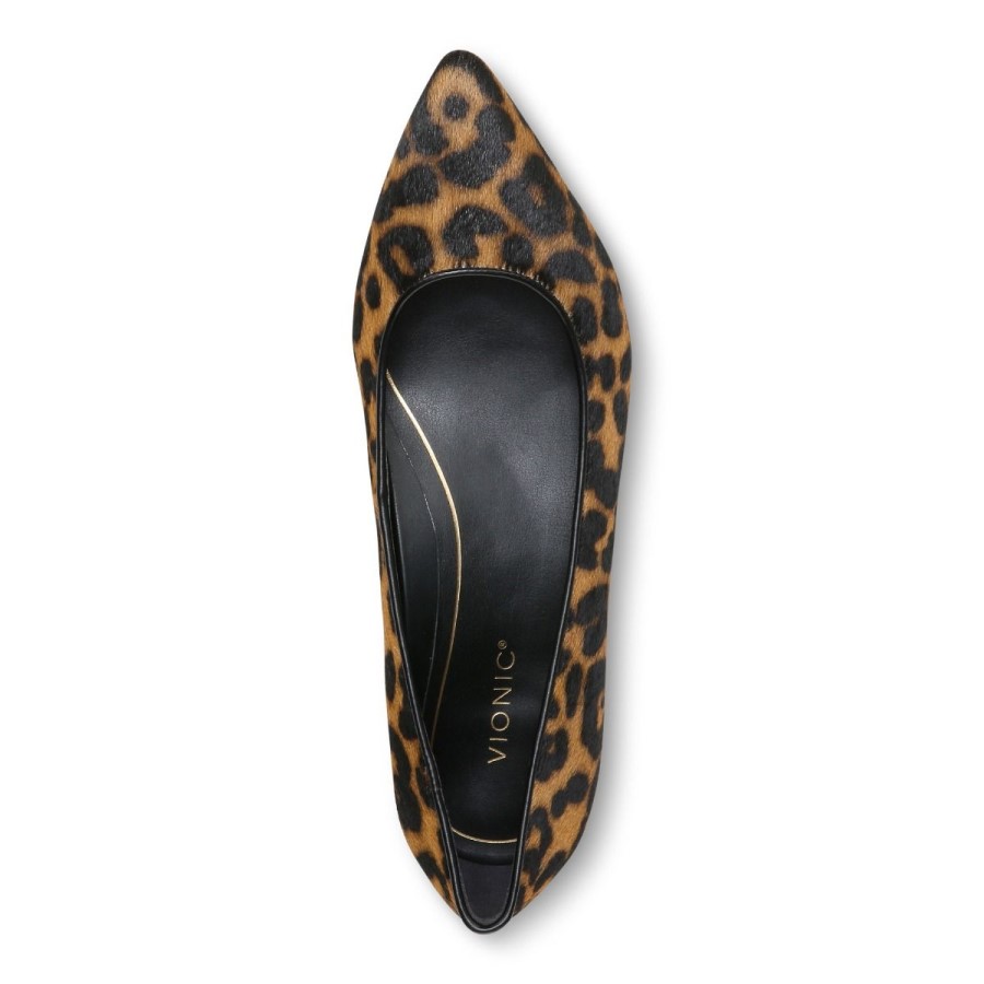 Vionic Tan Leopardo Lena Ballet Flat