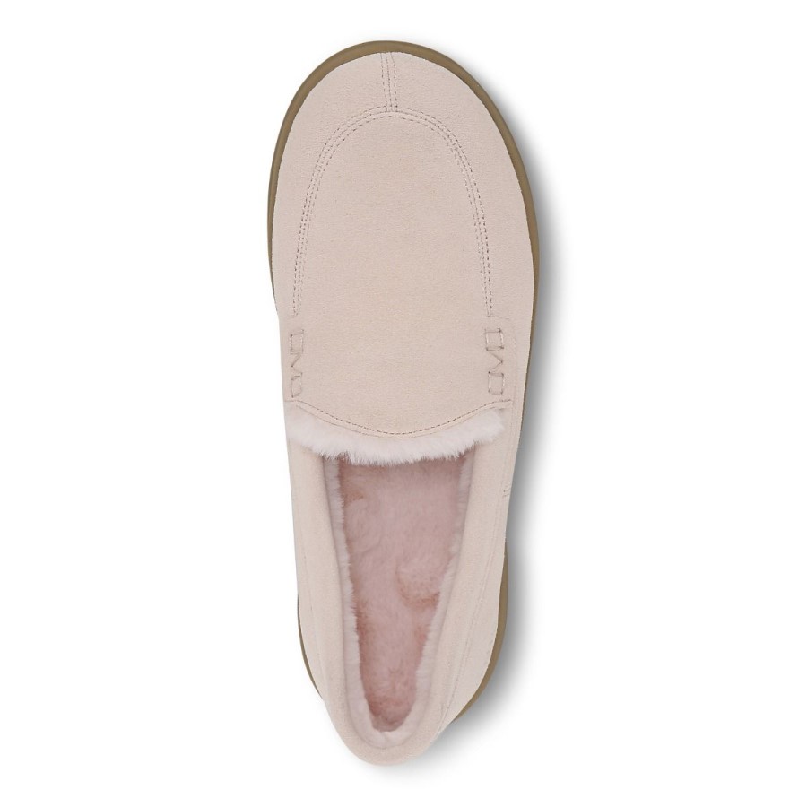 Lynez Chinelo Vionic Cloud Camurça Rosa