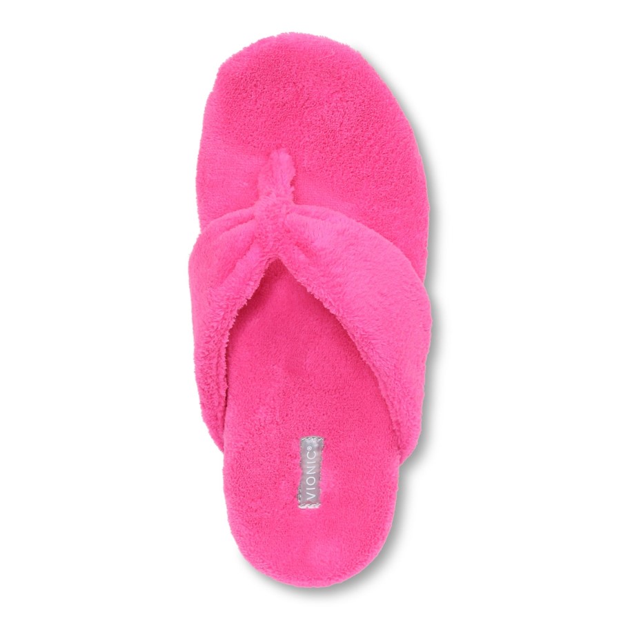 Chinelo Vionic Lydia Brilho Rosa
