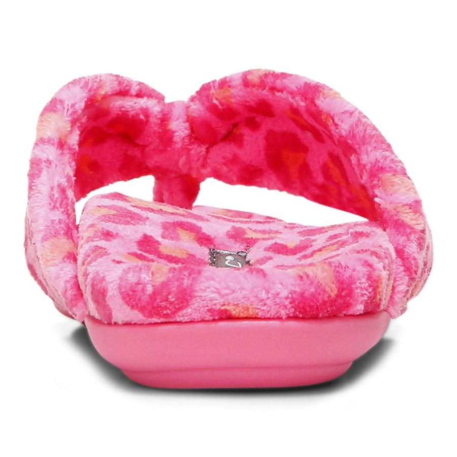 Chinelo Lydia Leopardo Chiclete Vionic