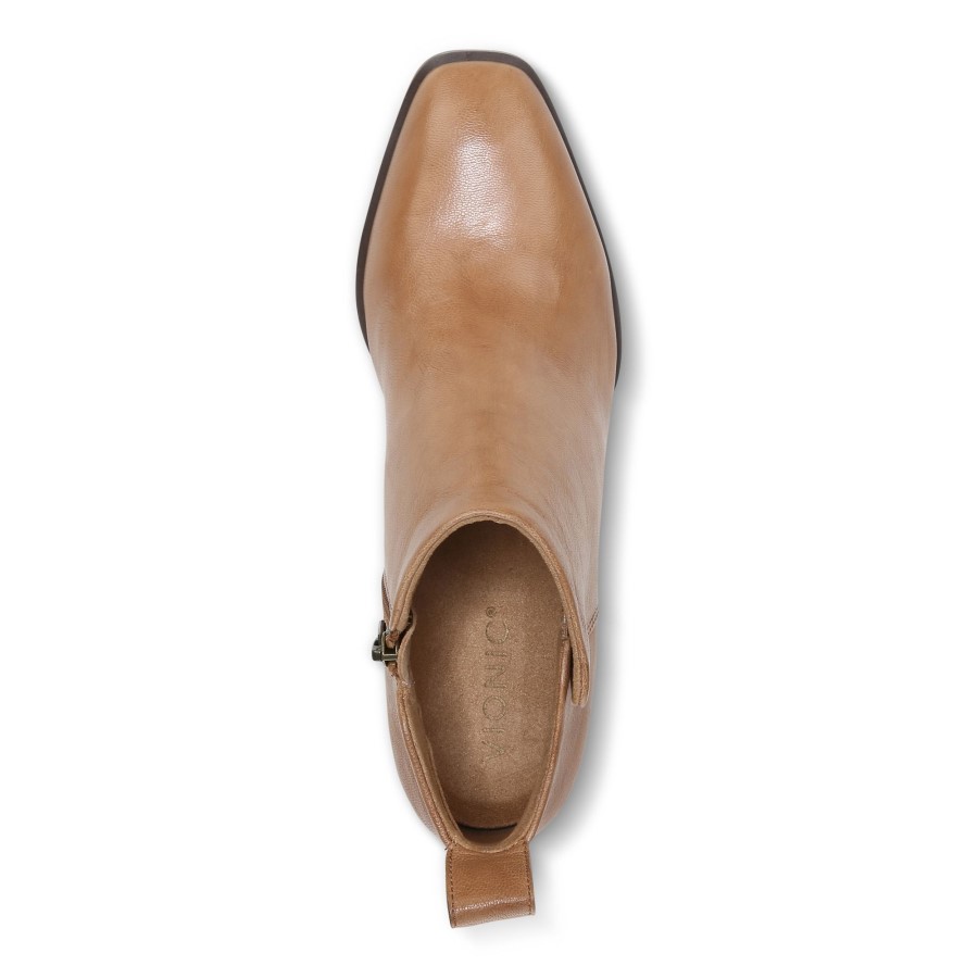 Bota De Cano Baixo Vionic Lyssa Toffee