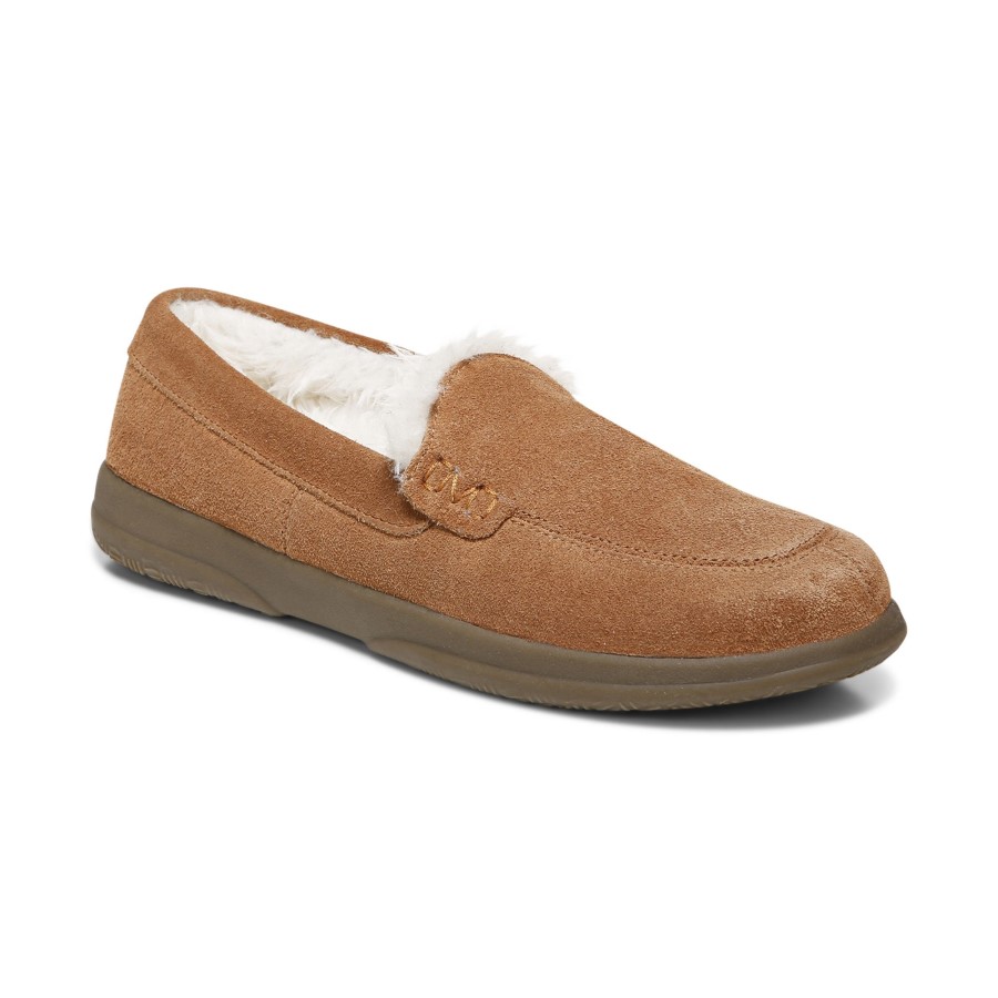 Chinelo De Camurça Vionic Toffee Lynez
