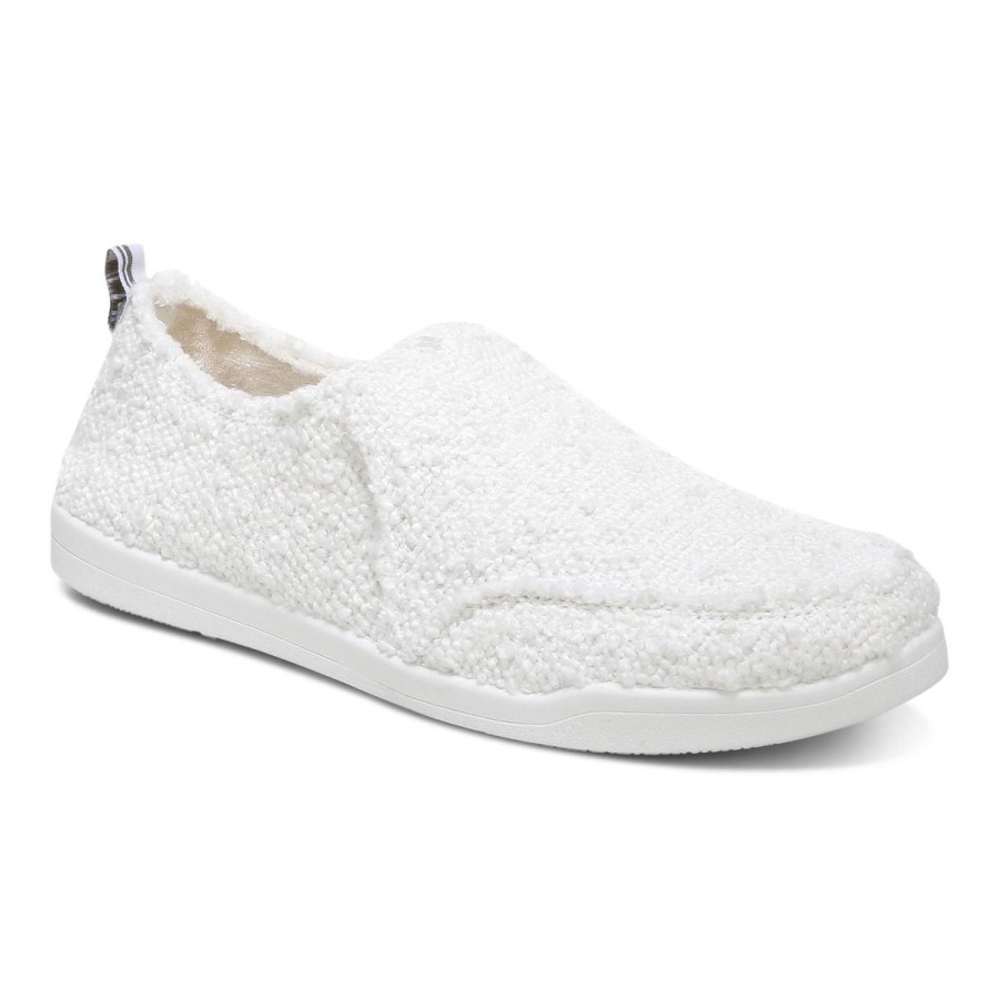 Tênis De Praia Malibu Sem Cadarço: Boucle Vionic White Boucle