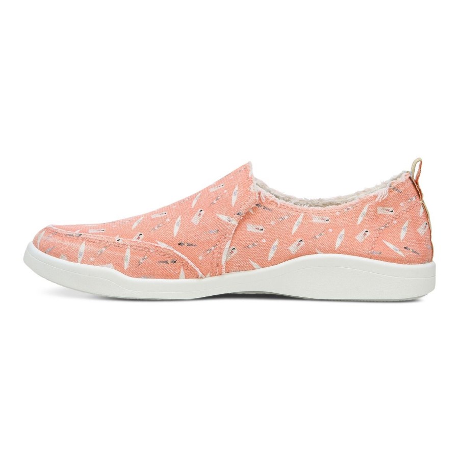Beach Malibu Slip On Sneaker: Divirta-se Ao Sol Vionic Papaya