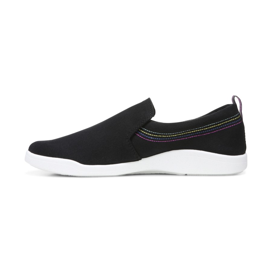 Marshall Slip On Vionic Black Canvas