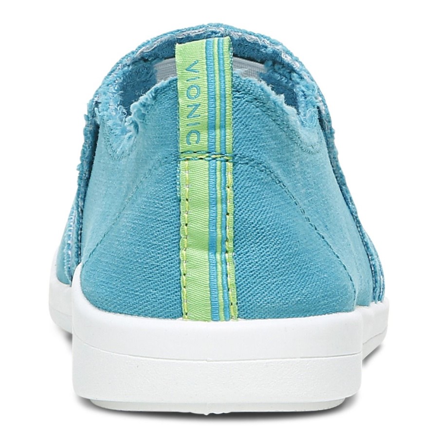 Vionic Beach Malibu Sneaker: Canvas Lake Blue Canvas