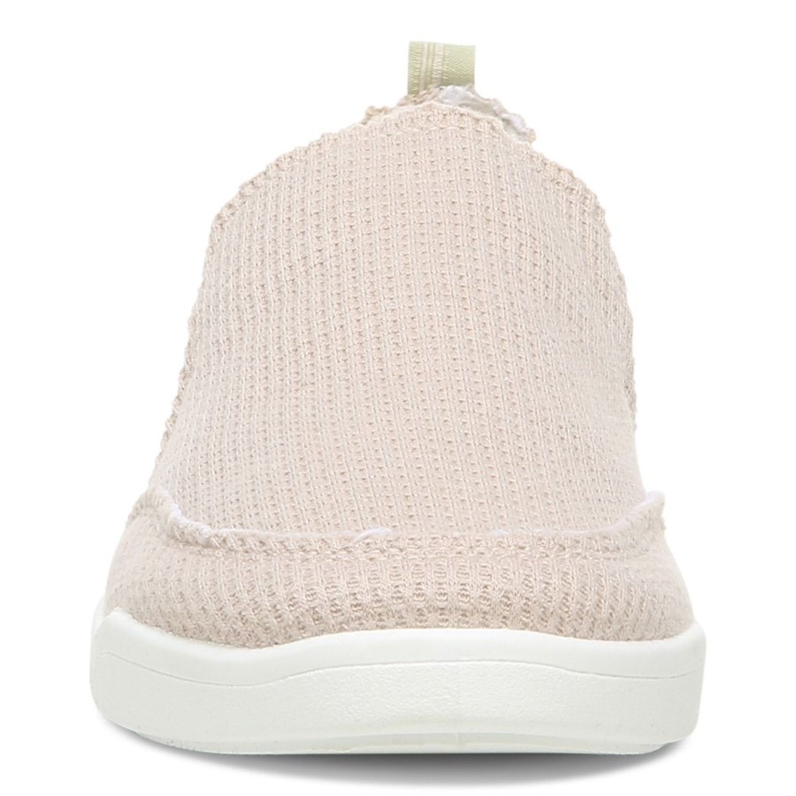 Vionic Cream Knit Beach Malibu Sneaker: Waffle Knit