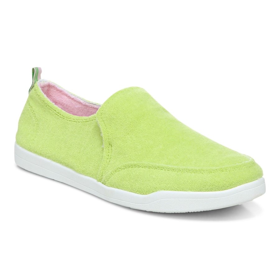 Sapatilhas Vionic Lime Terry Beach Malibu: Terry