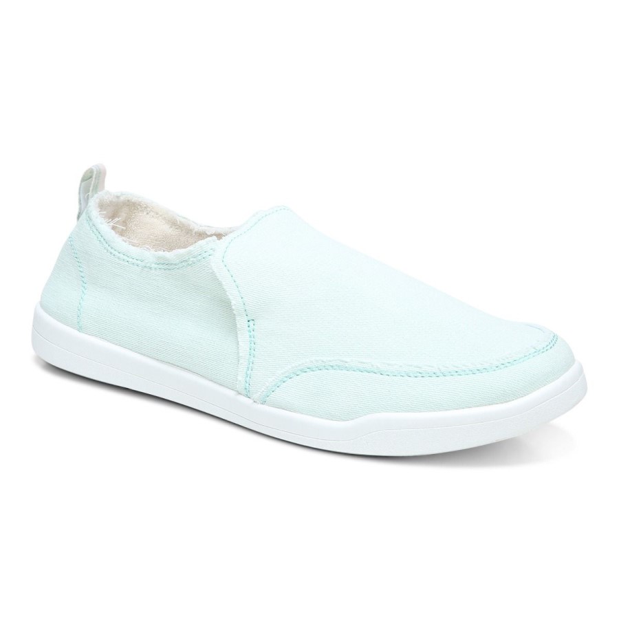 Vionic Seafoam Canvas Beach Malibu Sneaker: Canvas