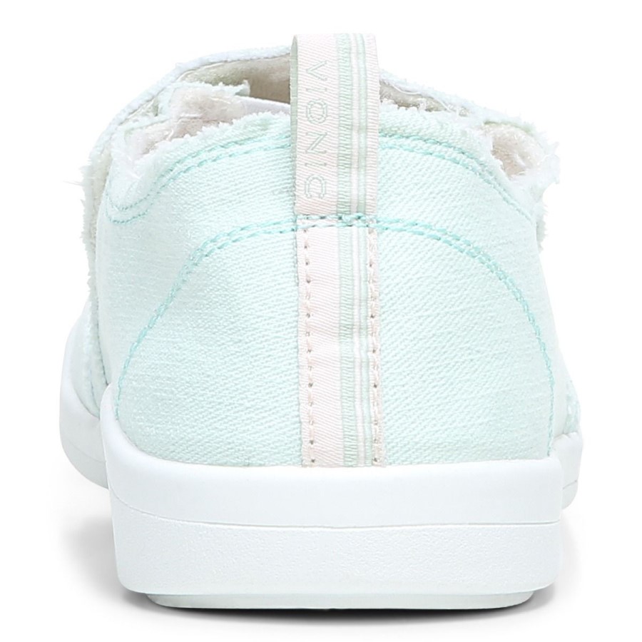 Vionic Seafoam Canvas Beach Malibu Sneaker: Canvas
