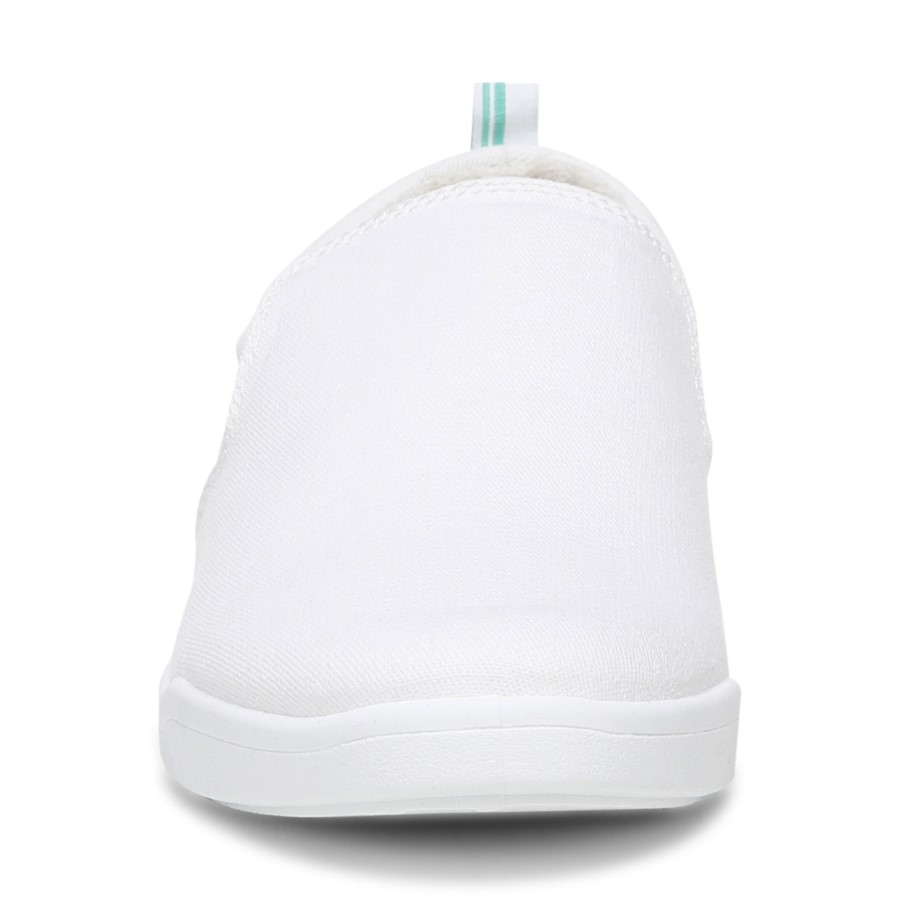 Vionic White Canvas Marshall Slip On