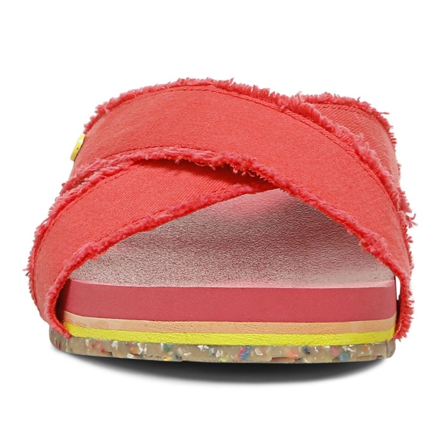 Praia Sandália Panamá Vionic Poppy