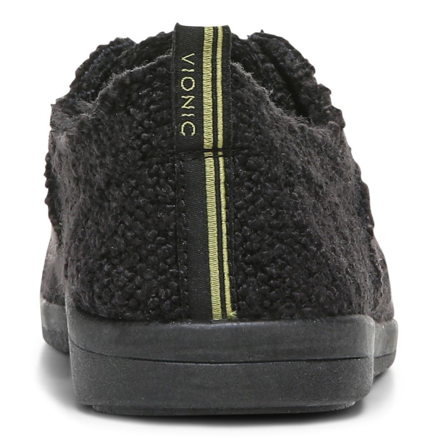 Tênis Casual De Praia Pismo: Boucle Black Boucle Vionic