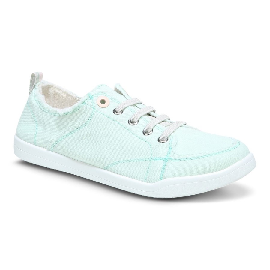 Tênis Casual Seafoam Canvas Vionic Beach Pismo: Canvas