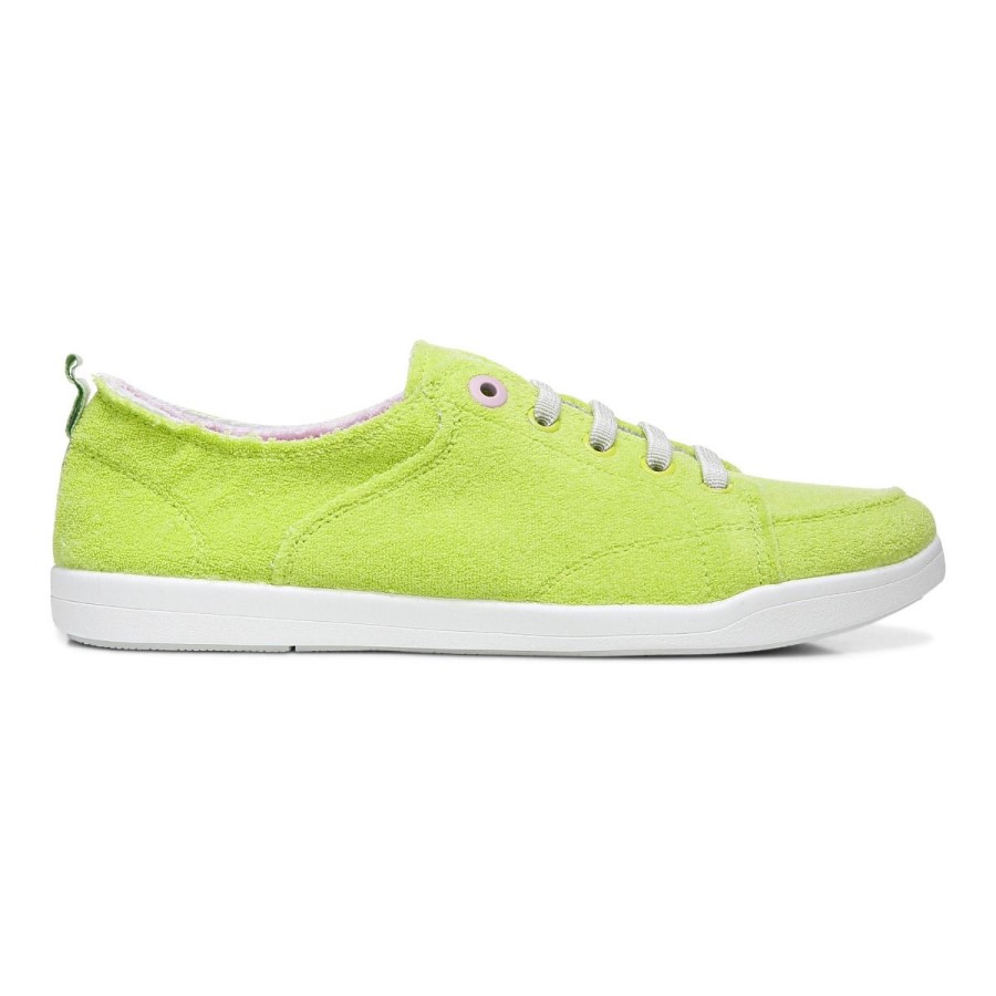 Tênis Casual Vionic Lime Terry Beach Pismo: Terry