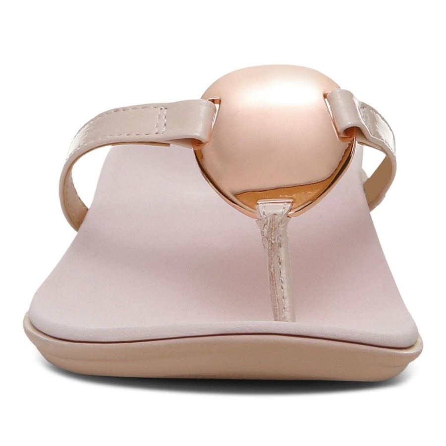 Sandália Poste De Dedo Do Pé Peônia Raia Vionic