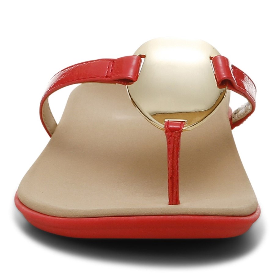 Sandália Poste De Dedo Do Pé Raysa Poppy Vionic