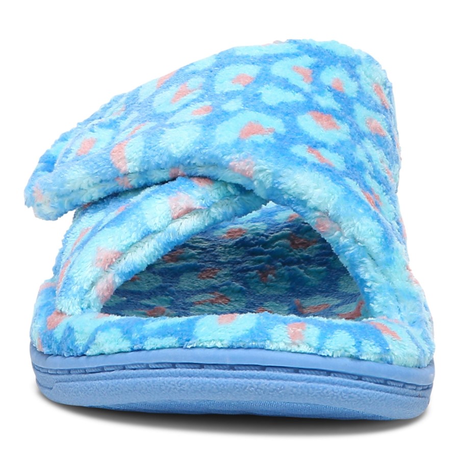 Sapatilhas De Relaxamento Vionic Leopardo Azul
