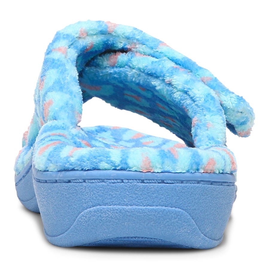 Sapatilhas De Relaxamento Vionic Leopardo Azul
