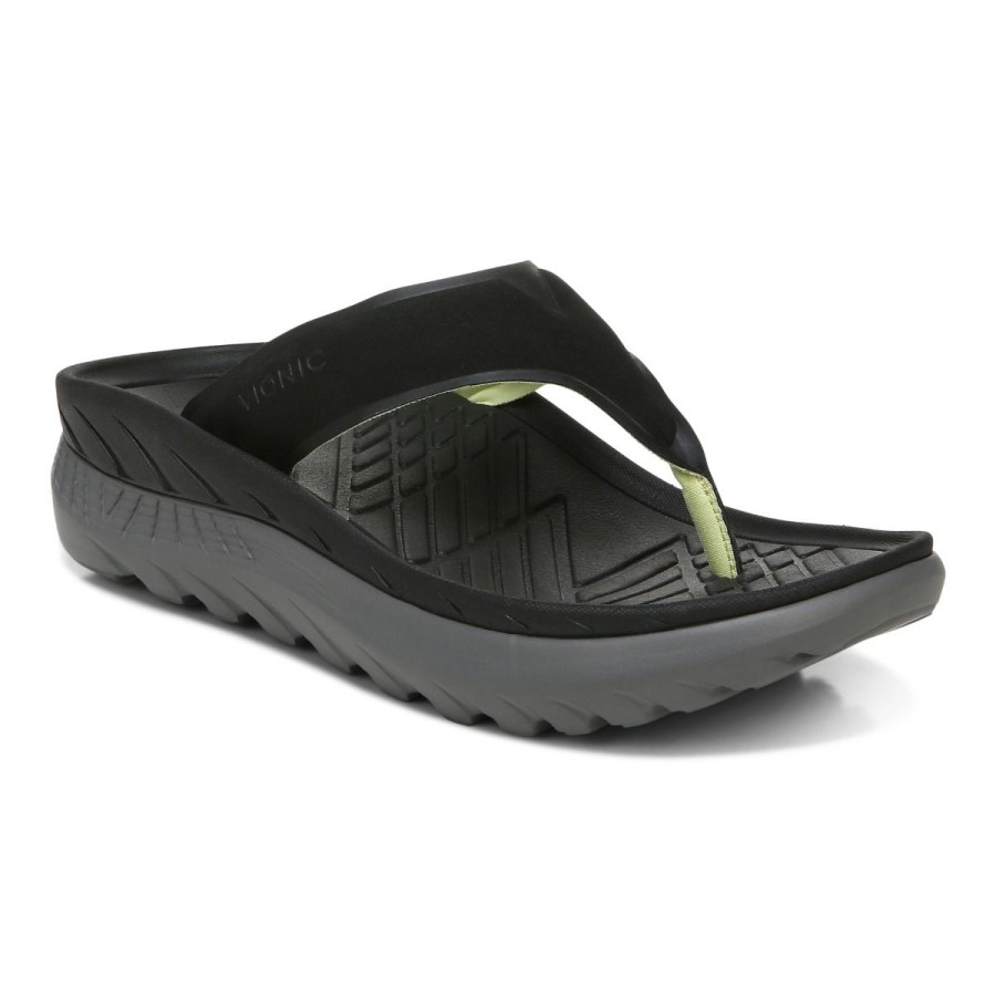 Restore Recovery Sandal Black Carbon Vionic