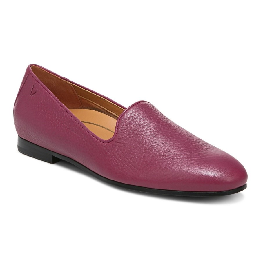 Willa Slip On Flat Vionic Shiraz Couro Caído