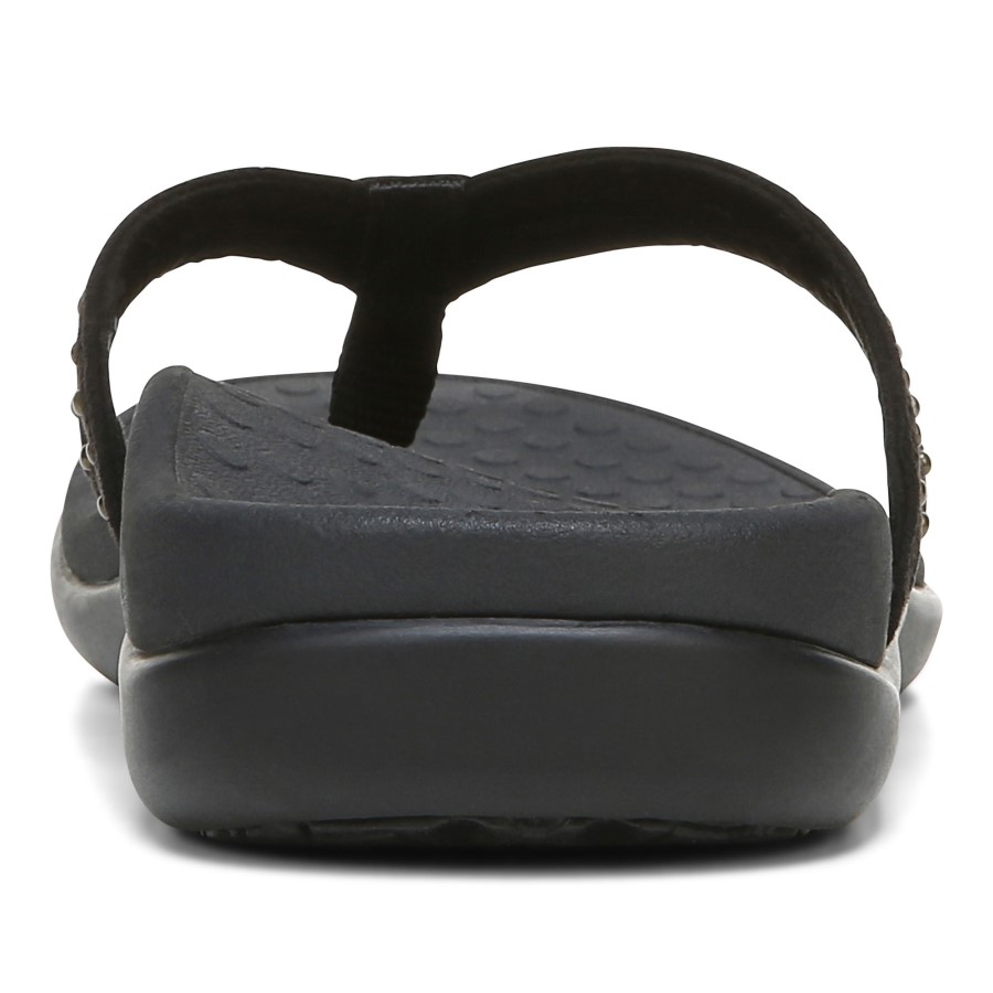 Sandália Preta Tasha Toe Post Vionic