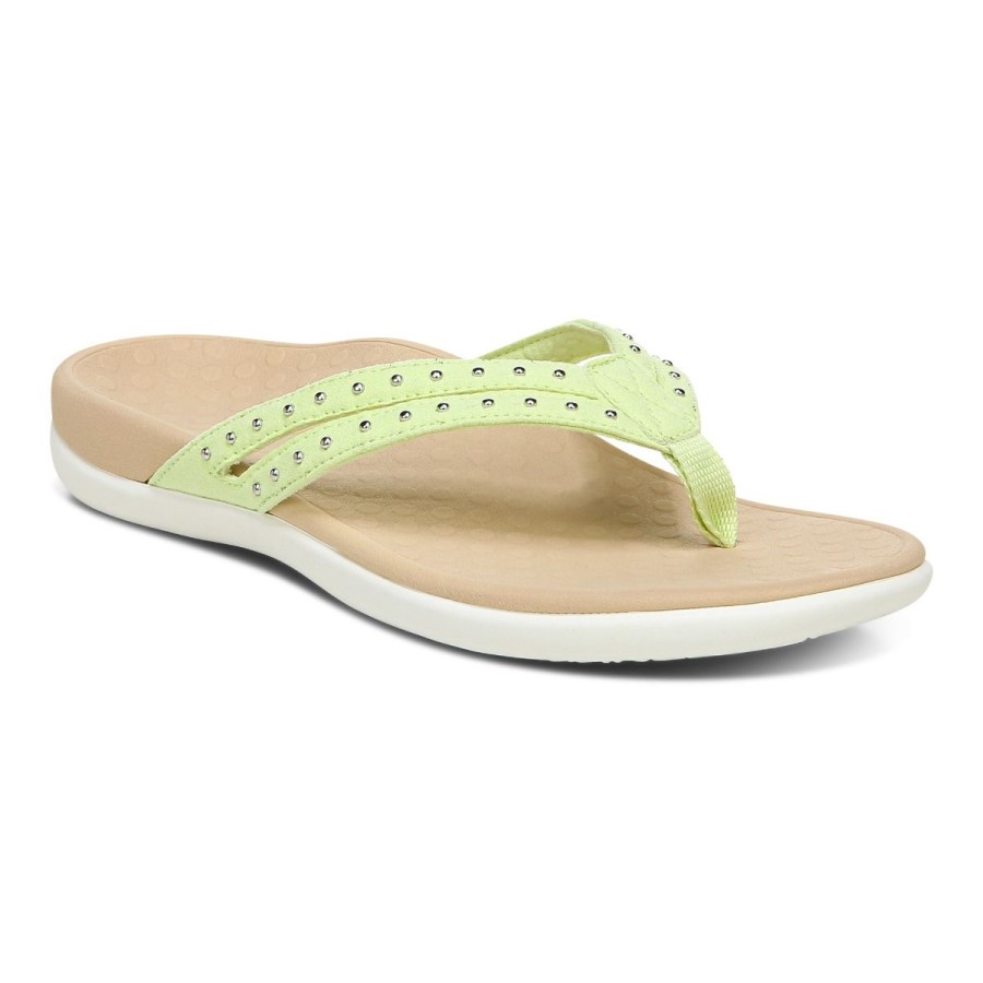 Sandália Tasha Toe Post Vionic Pale Lime