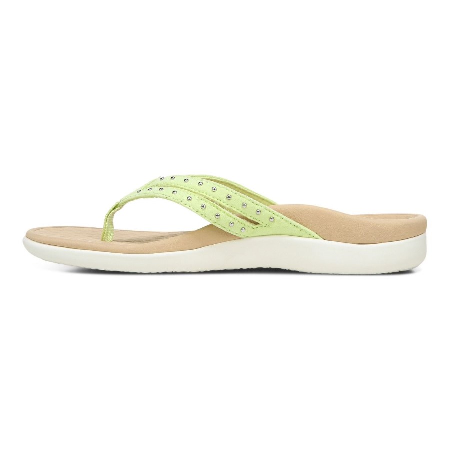 Sandália Tasha Toe Post Vionic Pale Lime