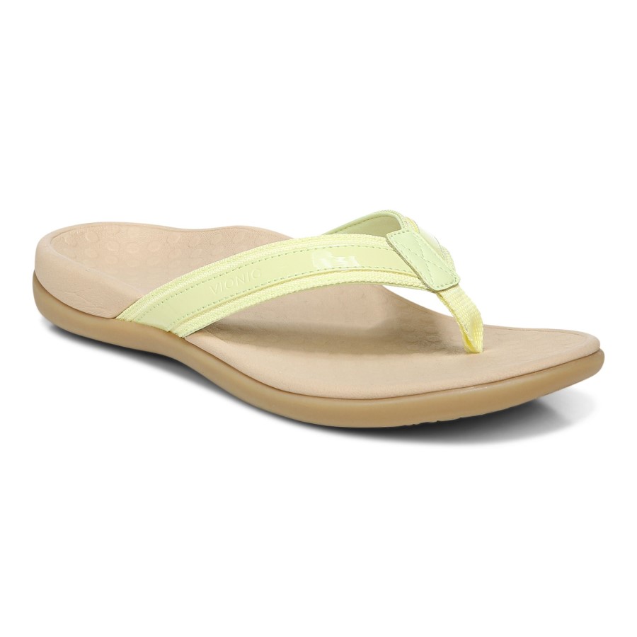 Sandália Post Toe Toe Vionic Tide Ii Pale Lime