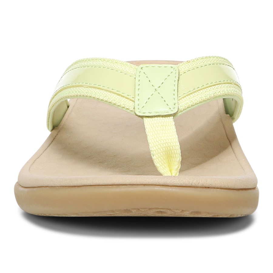 Sandália Post Toe Toe Vionic Tide Ii Pale Lime