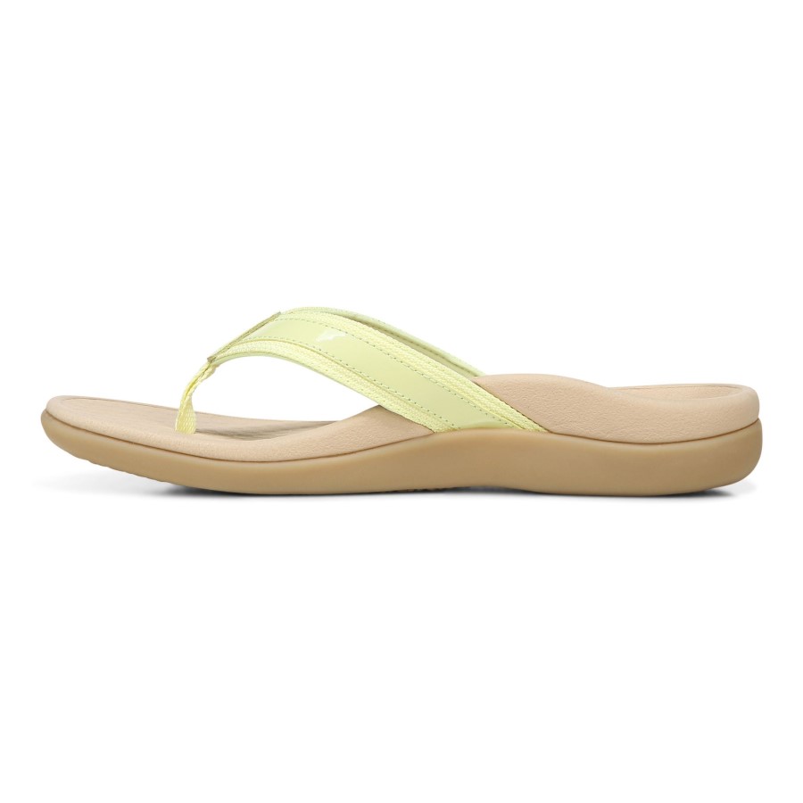 Sandália Post Toe Toe Vionic Tide Ii Pale Lime