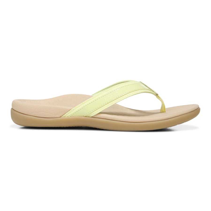 Sandália Post Toe Toe Vionic Tide Ii Pale Lime
