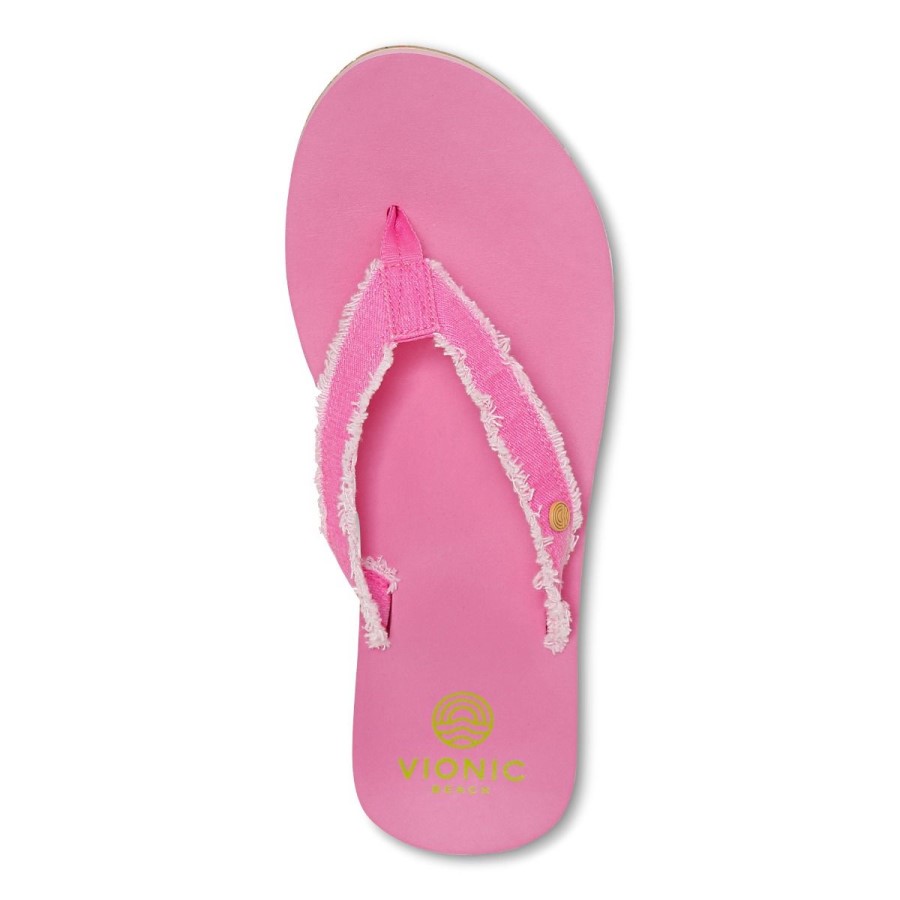 Vionic Beach Unwind Toe Pós Sandália Chiclete