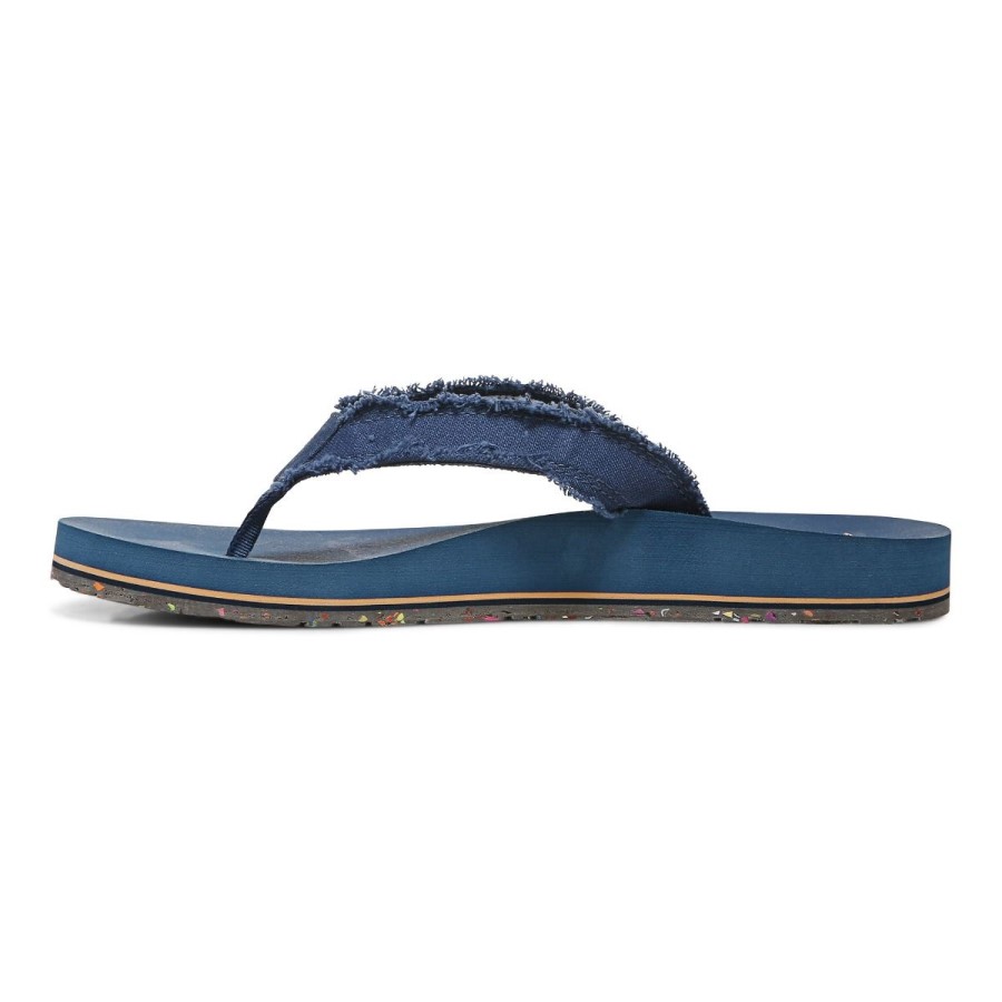 Sandália Vionic Navy Beach Unwind Toe Post