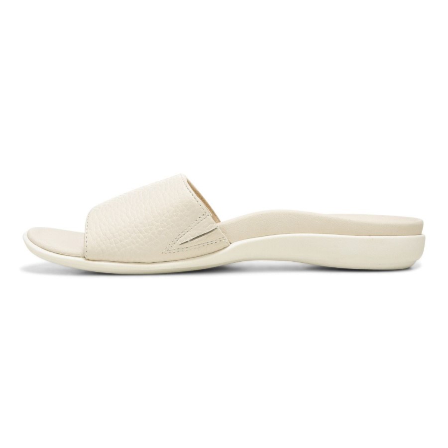 Val Slide Sandal Creme Vionic