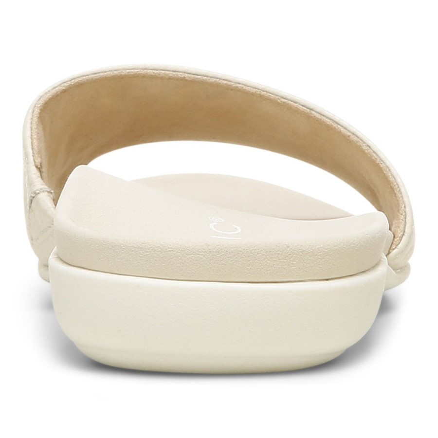 Val Slide Sandal Creme Vionic