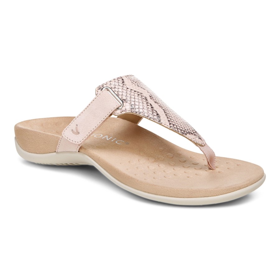 Sandália Vionic Wanda T-strap Blush Pálido