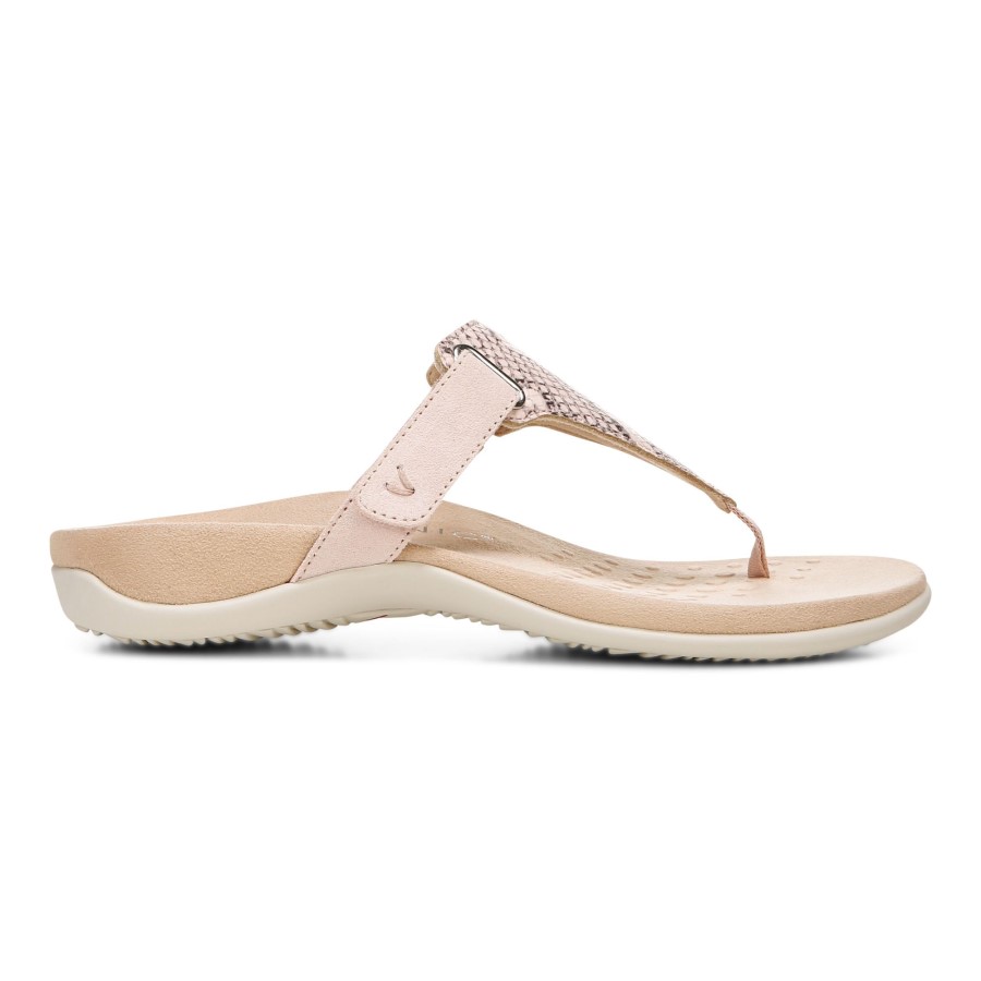 Sandália Vionic Wanda T-strap Blush Pálido