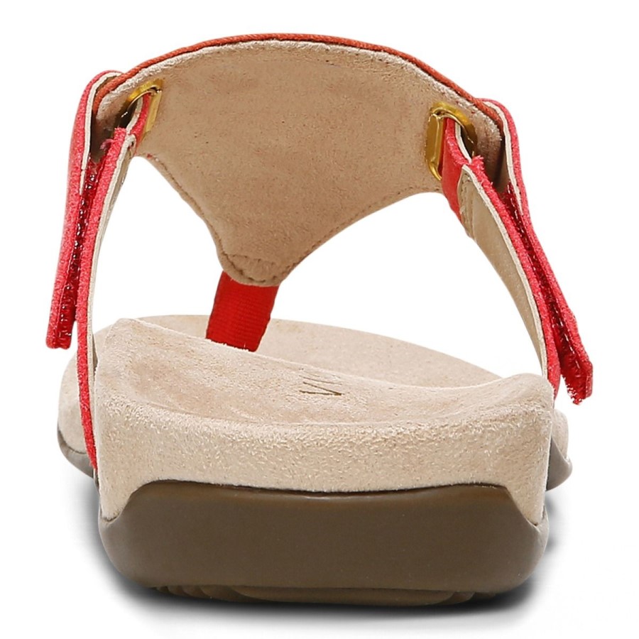 Sandália Wanda Com Tira Em T Vionic Poppy