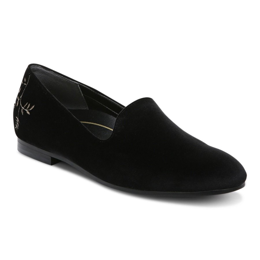 Black Willa Slip On Flat Vionic