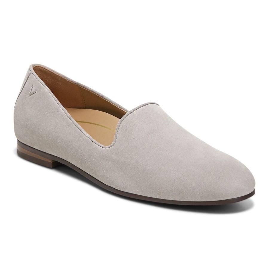 Camurça Taupe Escura Vionic Willa Slip On Flat