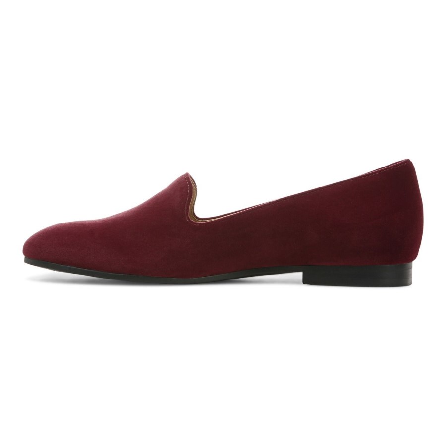 Willa Slip On Flat Veludo Shiraz Vionic