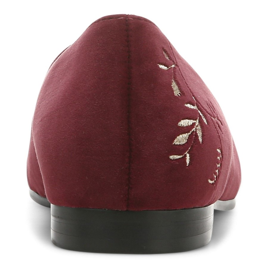 Willa Slip On Flat Veludo Shiraz Vionic