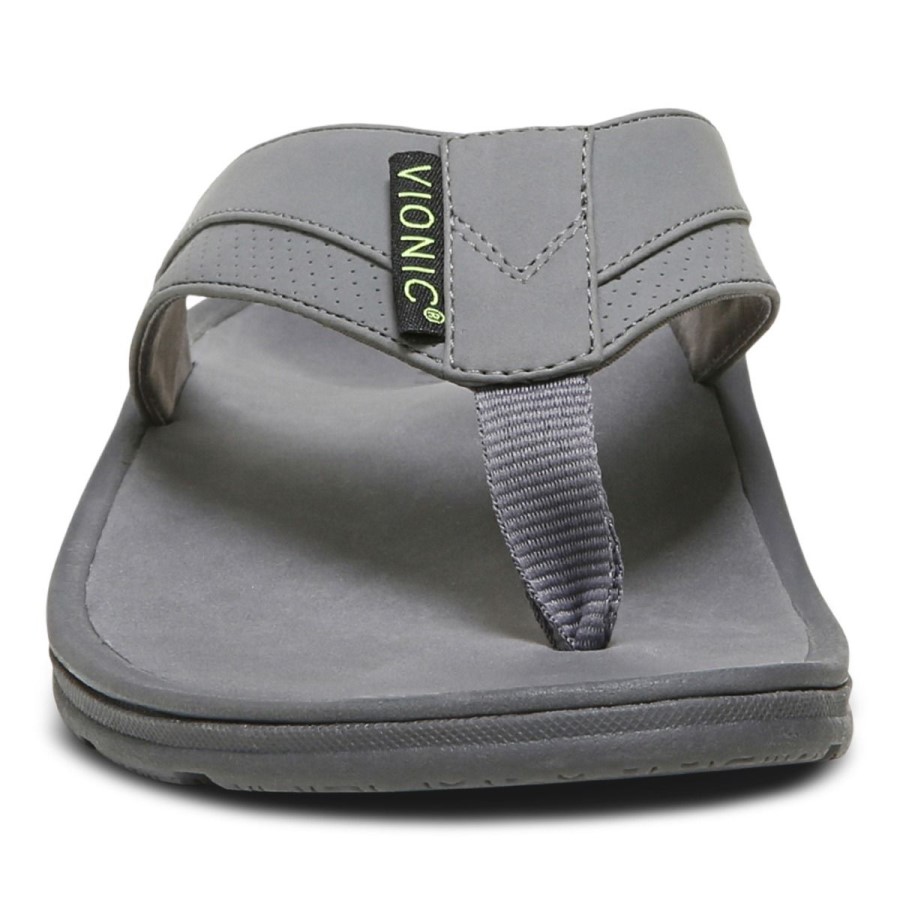 Vionic Wyatt Toe Pós Sandália Carvão