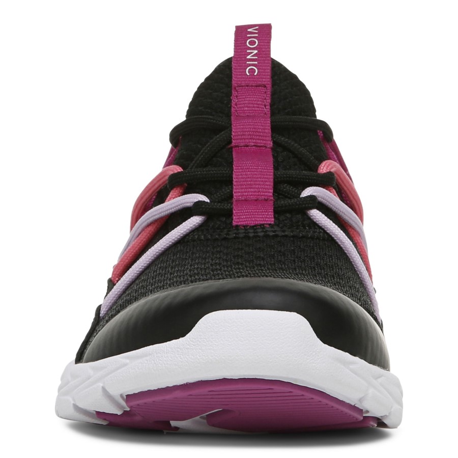 Tênis Vionic Zeliya Preto Com Cadarço