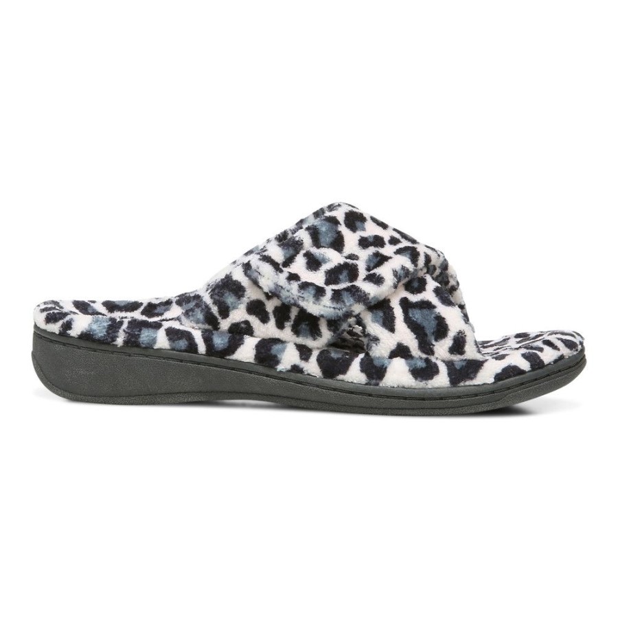 Creme Leopardo Relax Chinelo Vionic