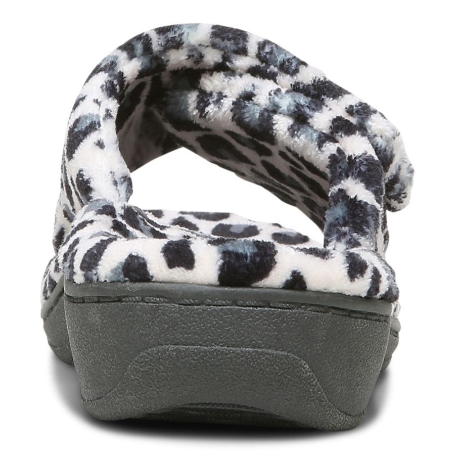 Creme Leopardo Relax Chinelo Vionic