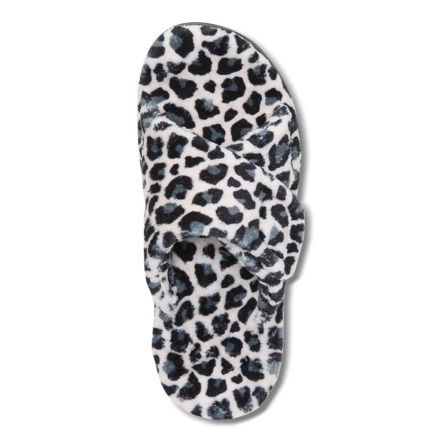 Creme Leopardo Relax Chinelo Vionic