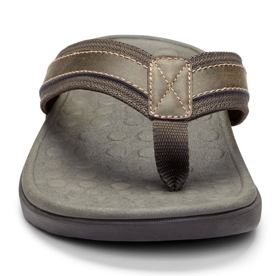 Sandália Tiara Masculina Vionic Marrom